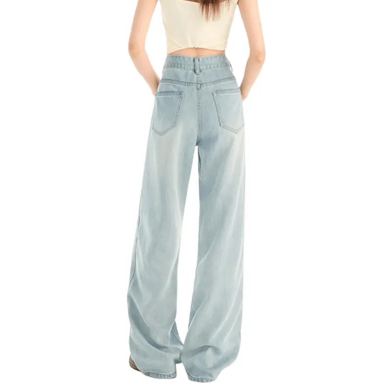 Ordifen Jeans Women's Light Blue-2