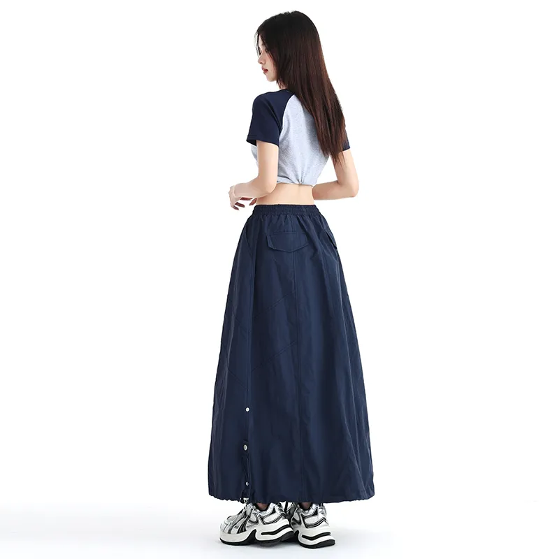 Ordifen Casual Long Skirt Women's-7