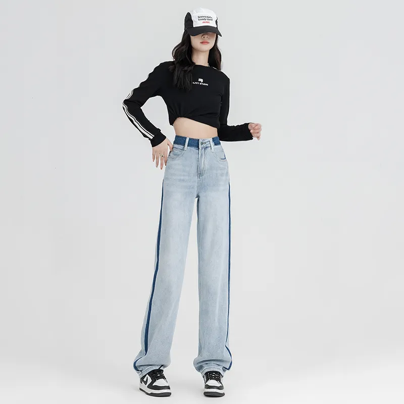 Ordifen Jeans Women's Light Blue-5