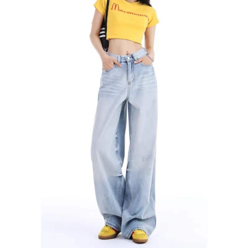 Ordifen Jeans Women's Light Blue-3