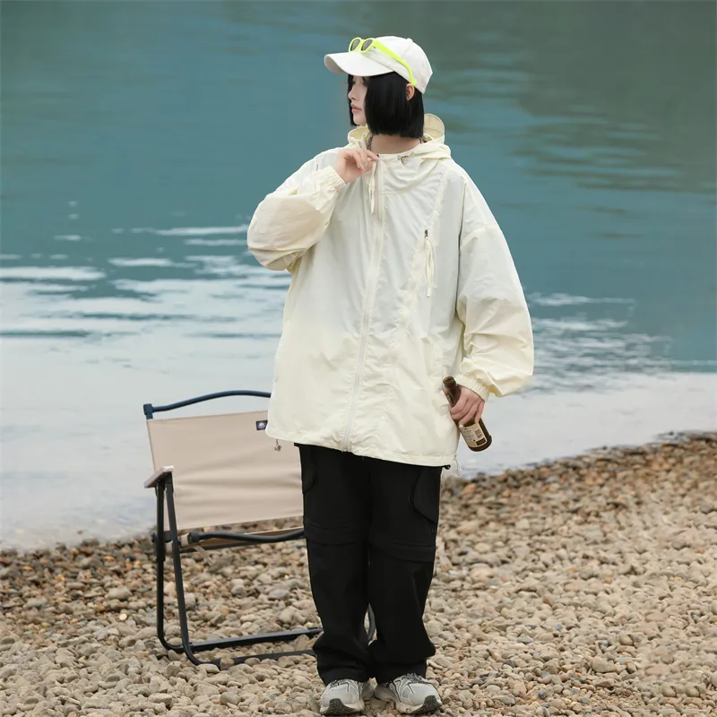 Ordifen Breathable Quick Dry Windproof Wear Resistant UV Protection Sun Protection Clothing Unisex-6