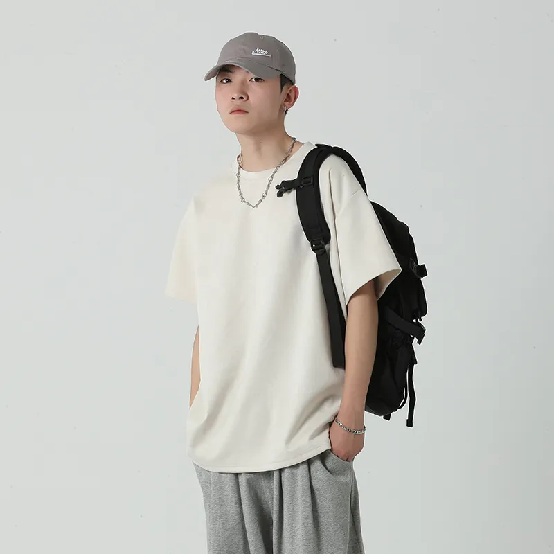 Ordifen Drop Shoulder Sleeve T Shirt Unisex-4