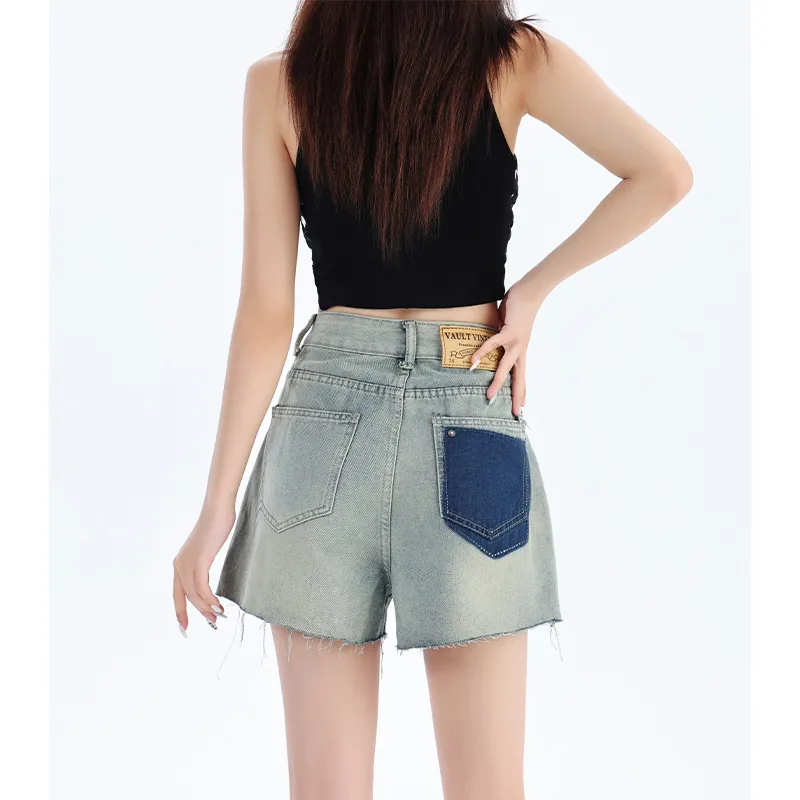 Ordifen Denim Shorts Unisex Light Blue-1