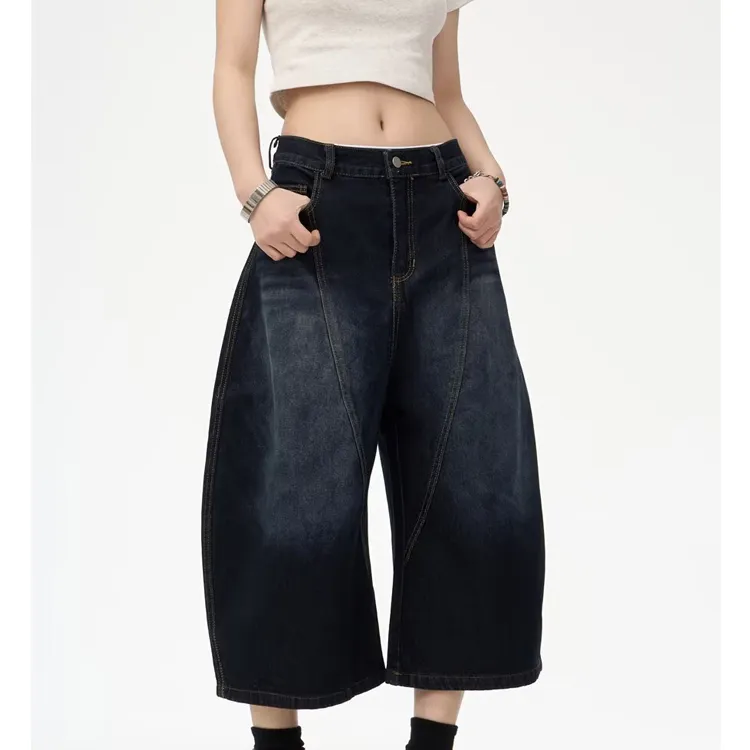 Ordifen Denim Shorts Women's Image Color-2