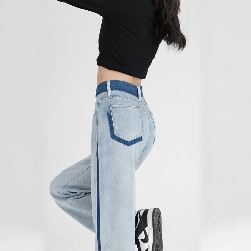Ordifen Jeans Women's Light Blue-3