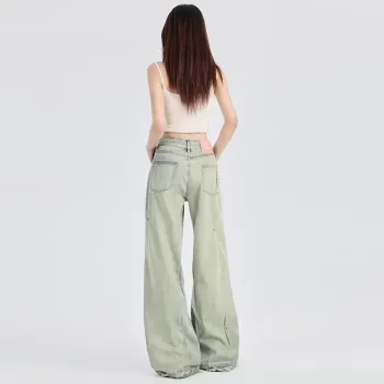 Ordifen Jeans Women's Light Blue