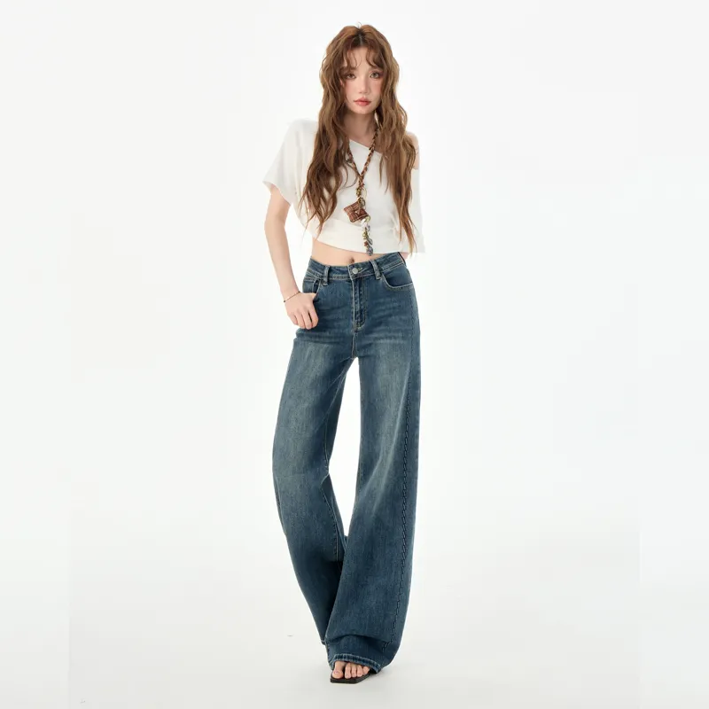 Ordifen Jeans Women's Vintage Blue-3