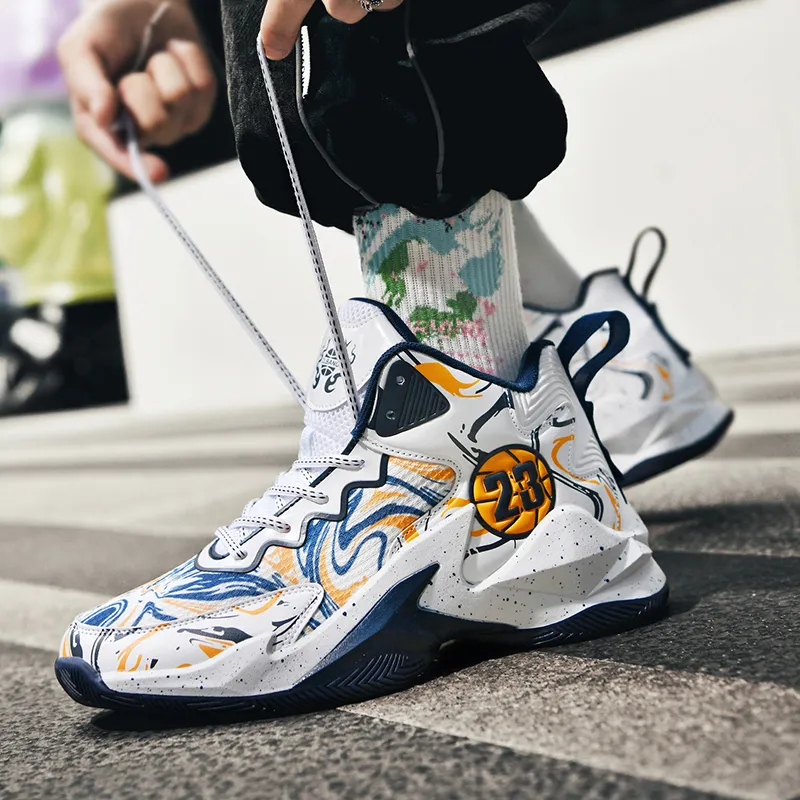 MUSHILANDI Cushioning Height Increase With Rebound Mid Top Basketball Shoes Unisex-16