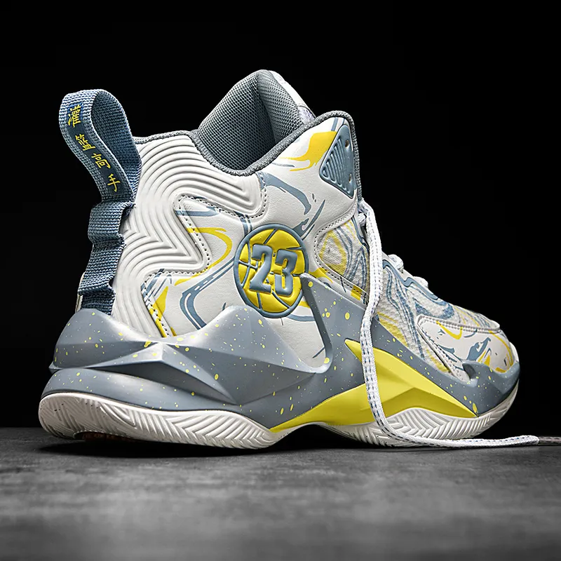 MUSHILANDI Cushioning Height Increase With Rebound Mid Top Basketball Shoes Unisex-4