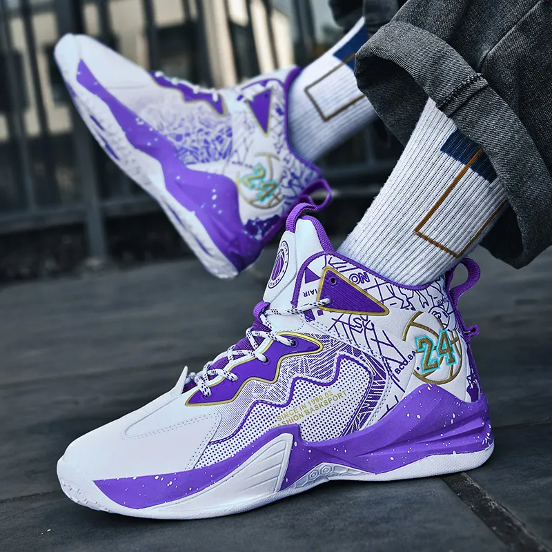 MUSHILANDI Cushioning, Slip Resistant, Abrasion Resistant, Height Increasing Mid Top Basketball Shoes Unisex-11