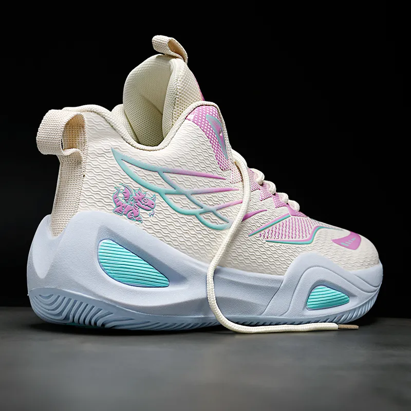 MUSHILANDI Cushioning, Slip Resistant, Abrasion Resistant, Rebound Mid Top Basketball Shoes Unisex-30