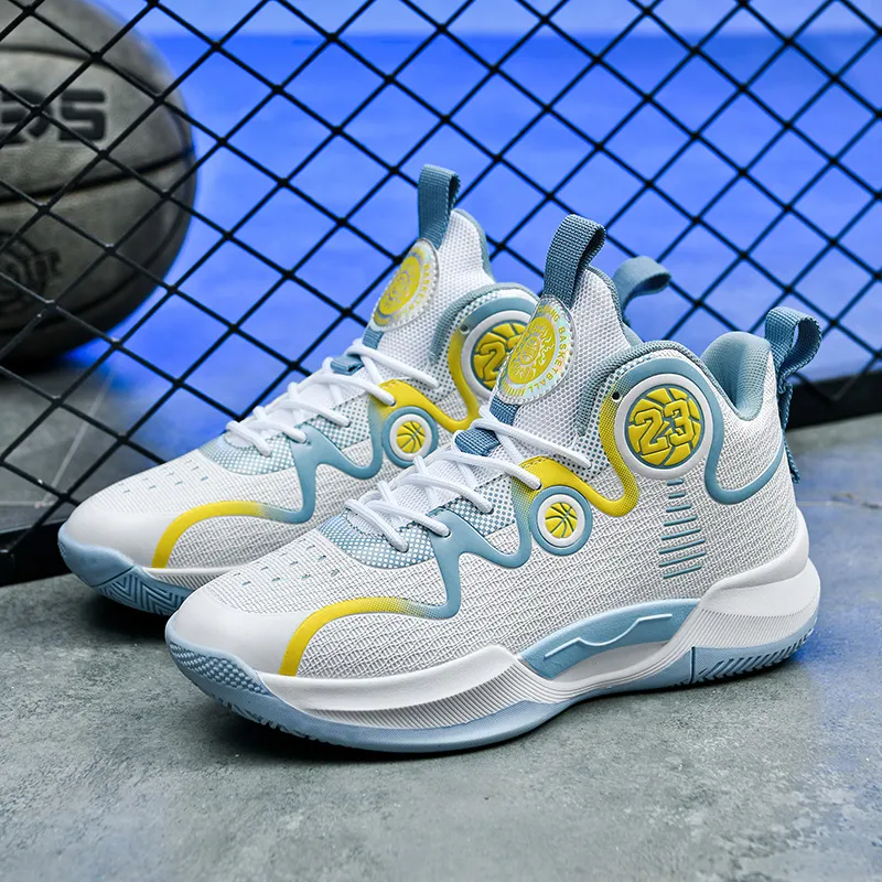 MUSHILANDI Cushioning, Slip Resistant, Abrasion Resistant, Rebound High Top Basketball Shoes Unisex-14