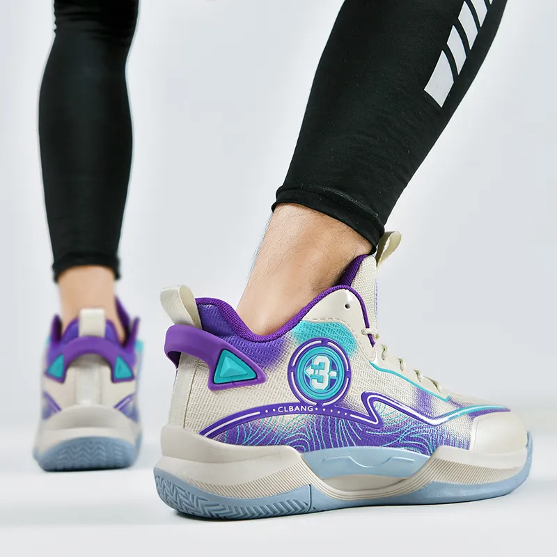 MUSHILANDI Cushioning, Slip Resistant, Abrasion Resistant, Rebound Mid Top Basketball Shoes Unisex-18