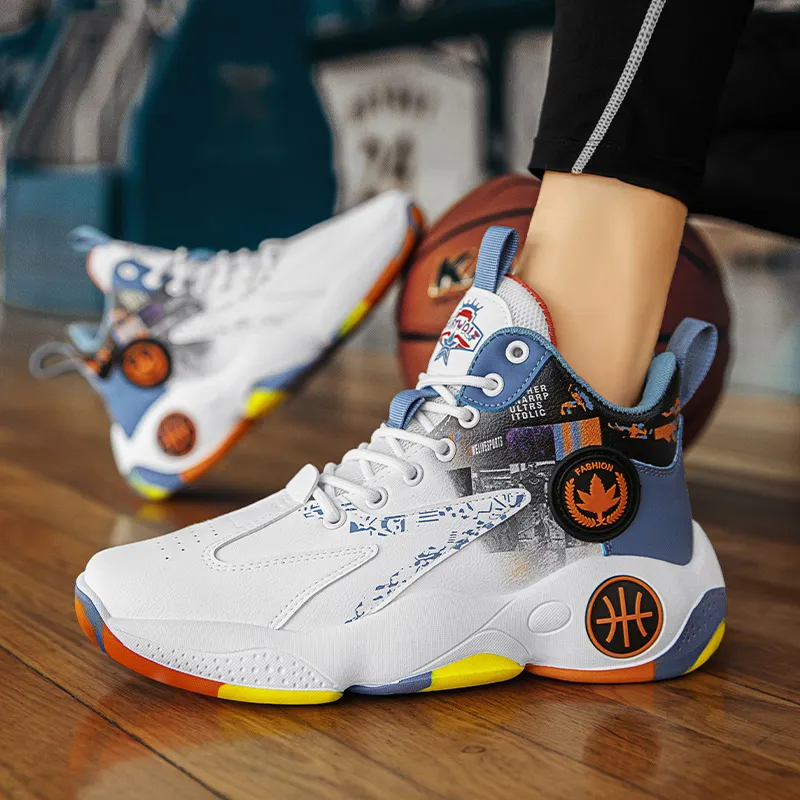 MUSHILANDI Cushioning, Slip Resistant, Abrasion Resistant, Rebound Mid Top Basketball Shoes Unisex-10