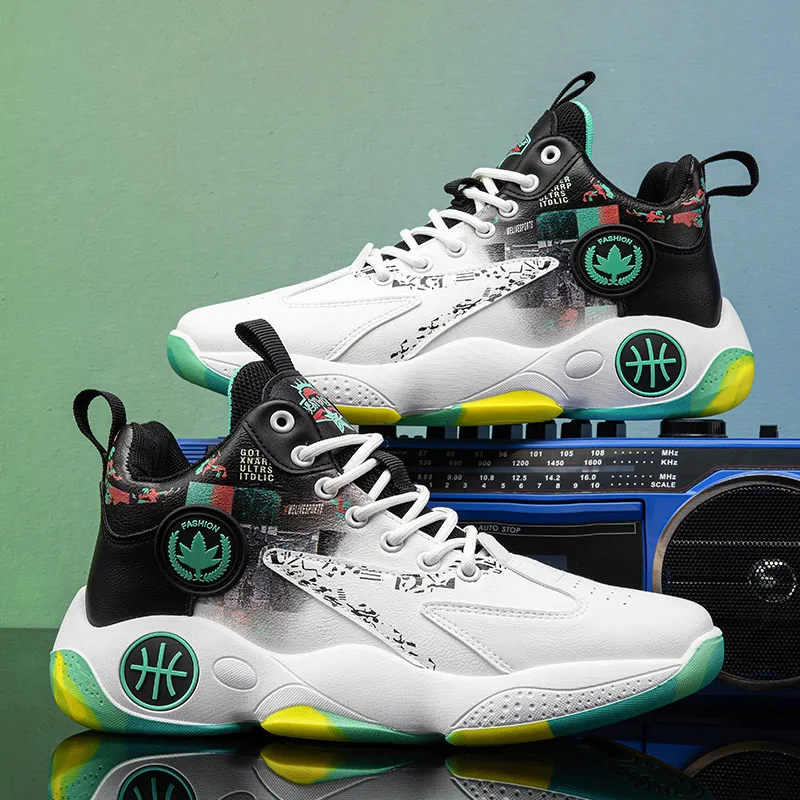 MUSHILANDI Cushioning, Slip Resistant, Abrasion Resistant, Rebound Mid Top Basketball Shoes Unisex-15