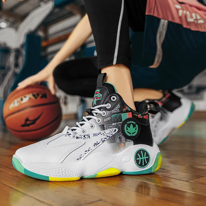 MUSHILANDI Cushioning, Slip Resistant, Abrasion Resistant, Rebound Mid Top Basketball Shoes Unisex-16