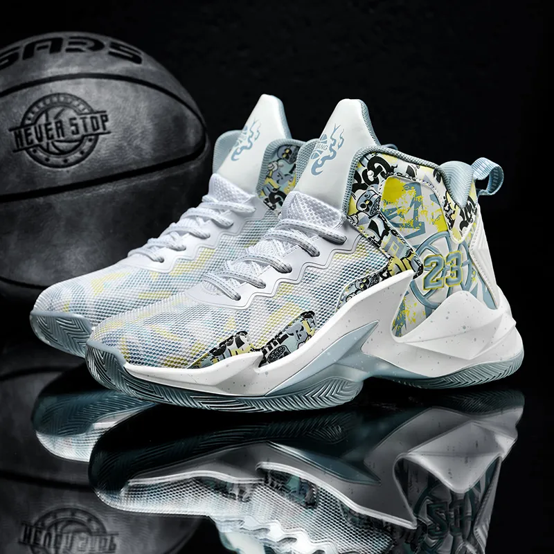 MUSHILANDI Cushioning Height Increase With Rebound Mid Top Basketball Shoes Unisex-17