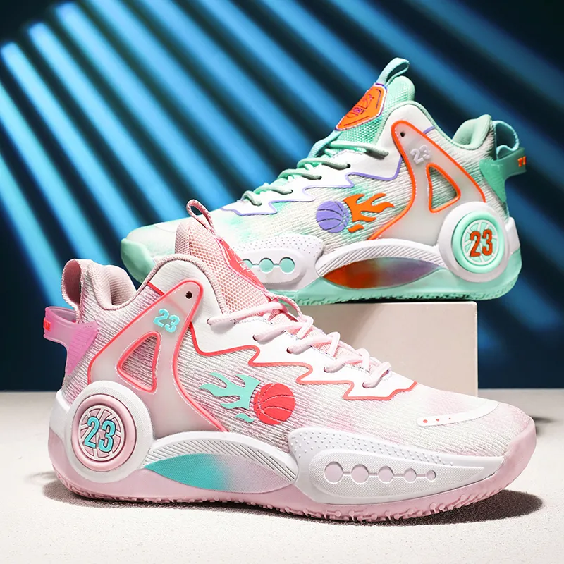 MUSHILANDI Shock Absorbers Rebound Mid Top Basketball Shoes Unisex-19