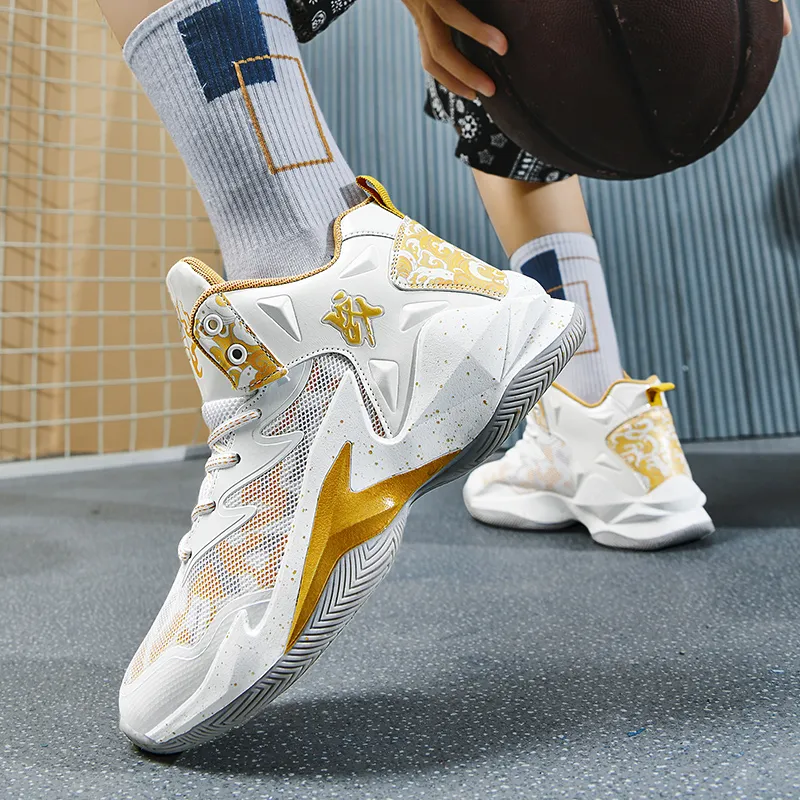 MUSHILANDI Cushioning Slip Resistant Height Increasing Rebound Mid Top Basketball Shoes Unisex-20