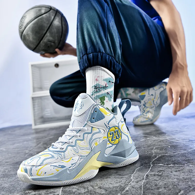 MUSHILANDI Cushioning Height Increase With Rebound Mid Top Basketball Shoes Unisex-2