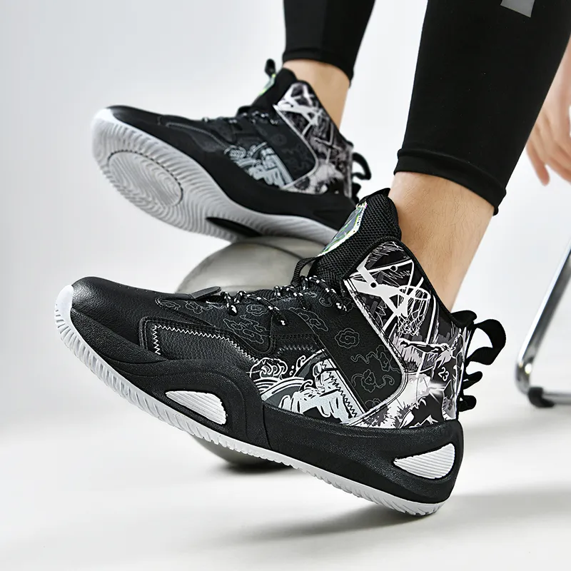 MUSHILANDI Cushioning Balance Mid Top Basketball Shoes Unisex-23