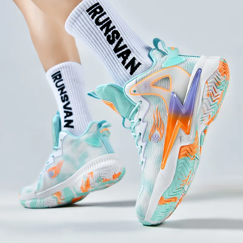 MUSHILANDI Cushioning, Breathable, And Resilient Design Basketball Shoes Unisex White Pink-16