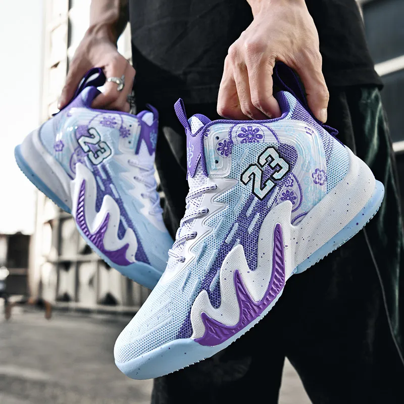 MUSHILANDI Slip Resistant Breathable Height Increasing Rebound Mid Top Basketball Shoes Unisex-2