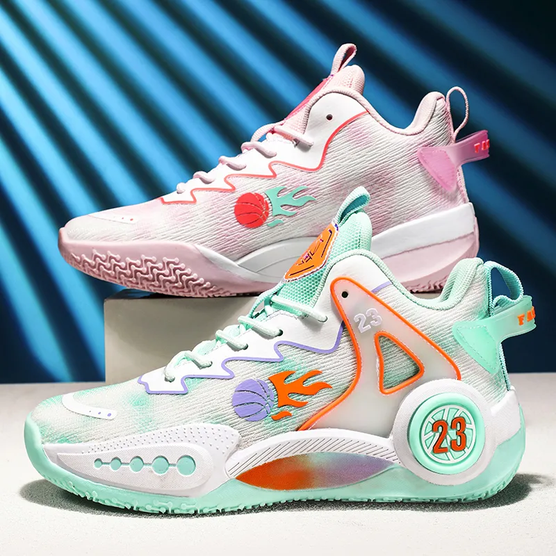 MUSHILANDI Shock Absorbers Rebound Mid Top Basketball Shoes Unisex-18