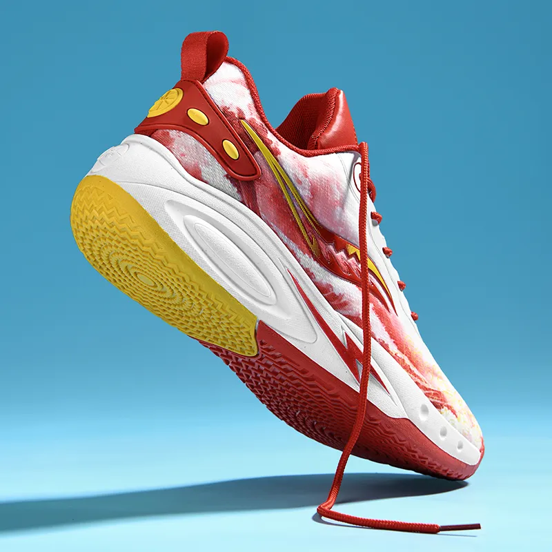 MUSHILANDI Cushioning Height Increase Low Top Basketball Shoes Unisex-4