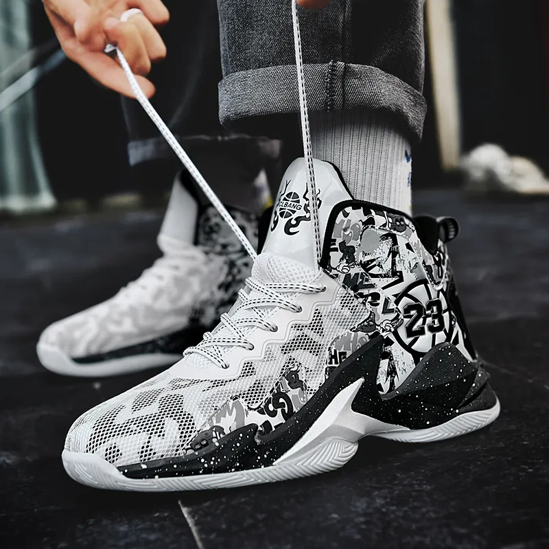MUSHILANDI Cushioning Height Increase With Rebound Mid Top Basketball Shoes Unisex-21