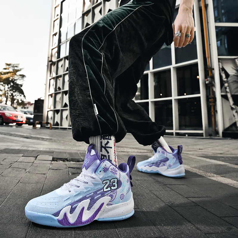 MUSHILANDI Slip Resistant Breathable Height Increasing Rebound Mid Top Basketball Shoes Unisex-4