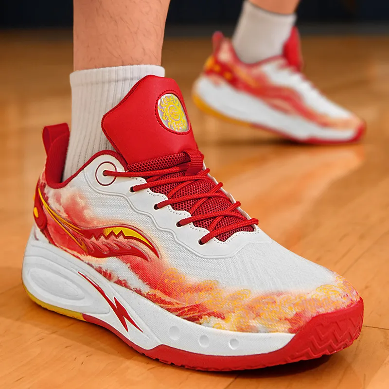 MUSHILANDI Cushioning Height Increase Low Top Basketball Shoes Unisex-5