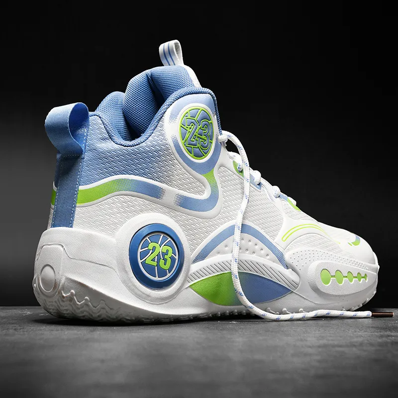 MUSHILANDI Abrasion Resistant Mid Top Basketball Shoes Unisex-11