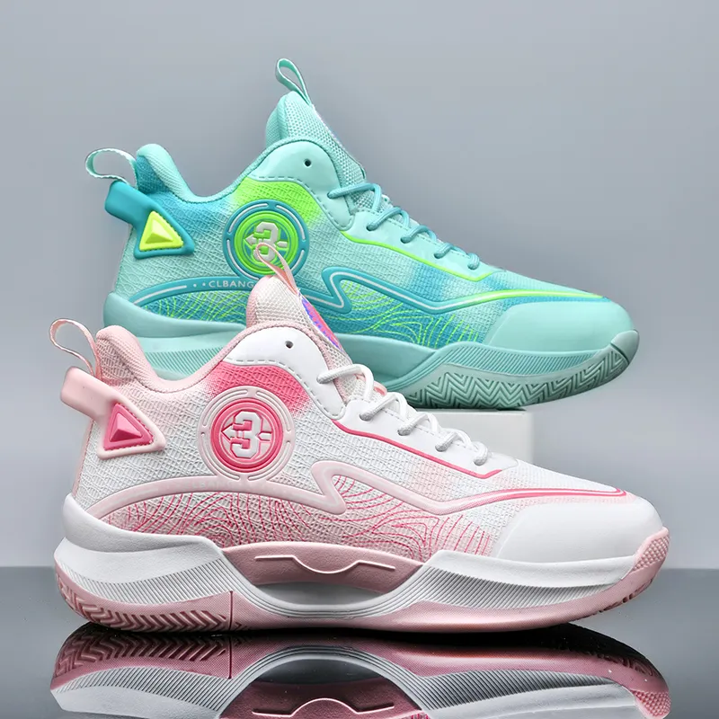 MUSHILANDI Cushioning, Slip Resistant, Abrasion Resistant, Rebound Mid Top Basketball Shoes Unisex-4