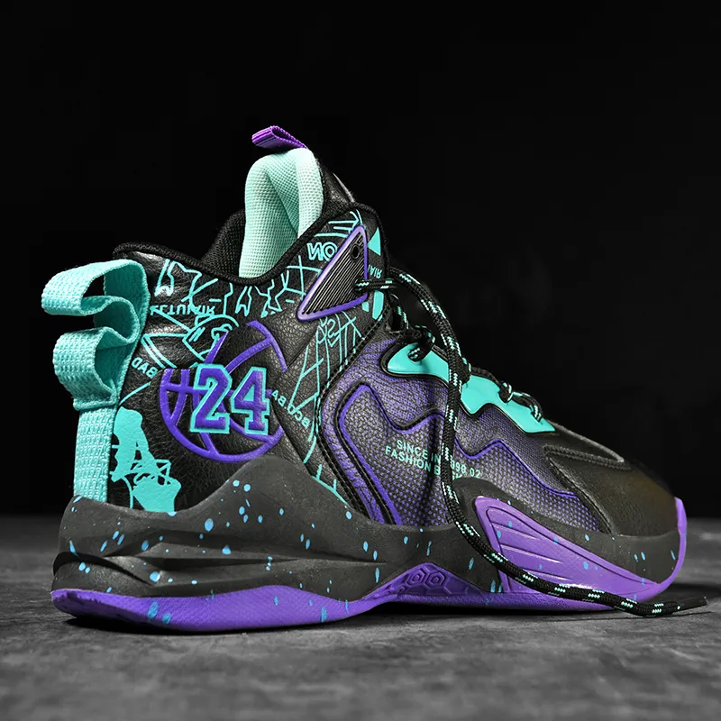 MUSHILANDI Cushioning, Slip Resistant, Abrasion Resistant, Height Increasing Mid Top Basketball Shoes Unisex-28