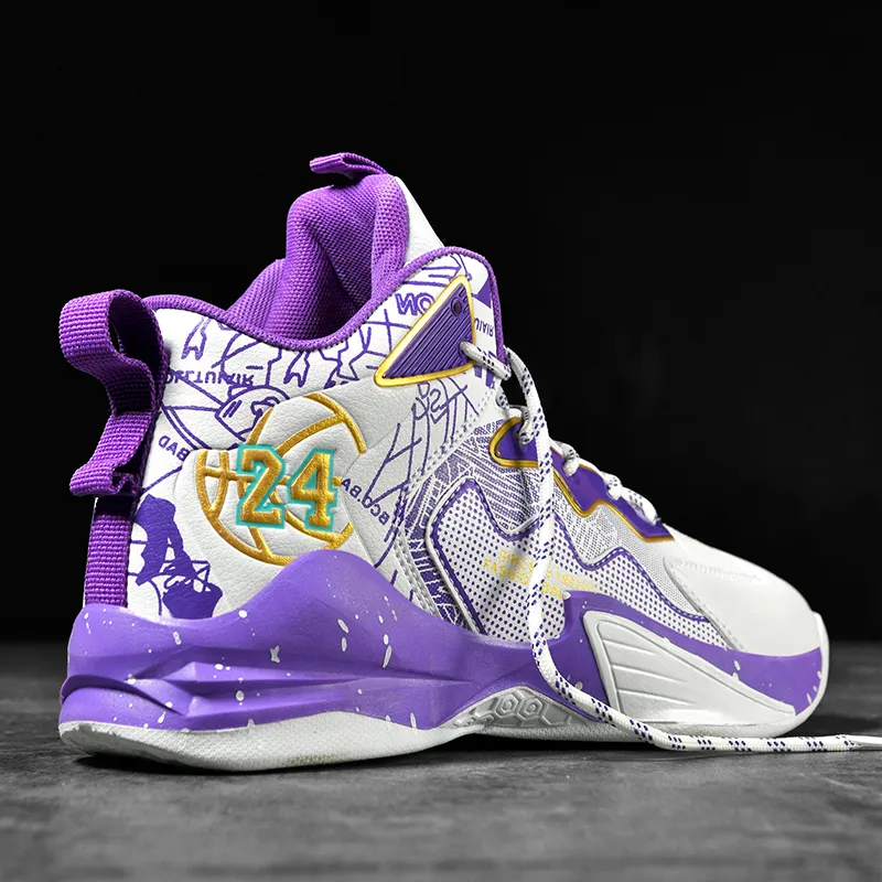 MUSHILANDI Cushioning, Slip Resistant, Abrasion Resistant, Height Increasing Mid Top Basketball Shoes Unisex-13