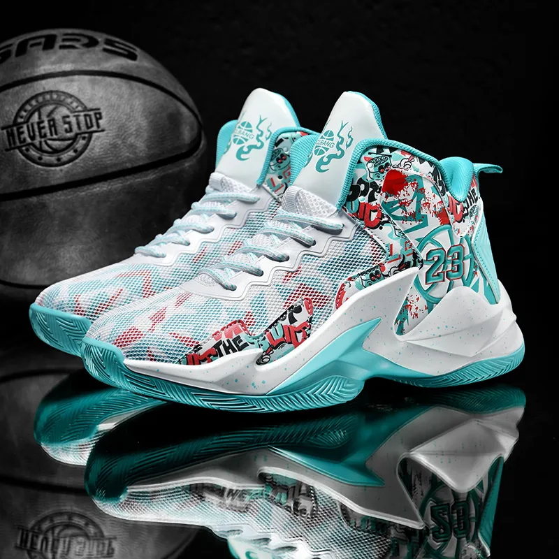 MUSHILANDI Cushioning Height Increase With Rebound Mid Top Basketball Shoes Unisex-5