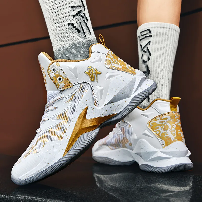 MUSHILANDI Cushioning Slip Resistant Height Increasing Rebound Mid Top Basketball Shoes Unisex-16