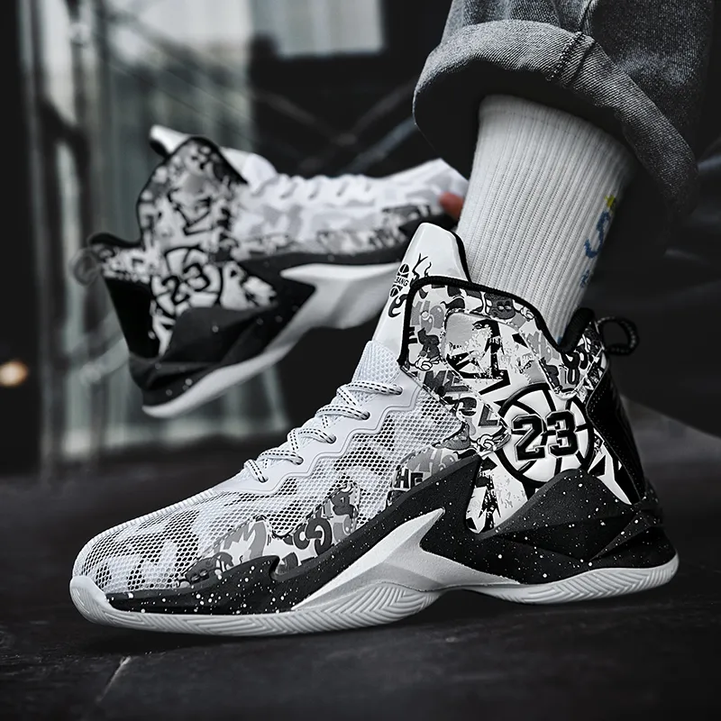 MUSHILANDI Cushioning Height Increase With Rebound Mid Top Basketball Shoes Unisex-20