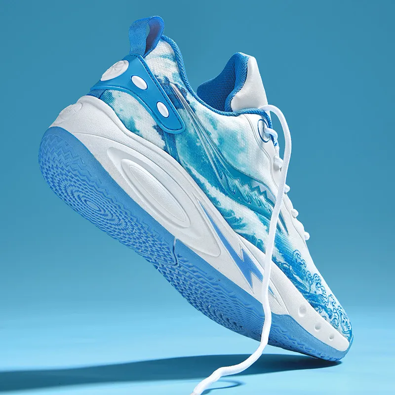 MUSHILANDI Cushioning Height Increase Low Top Basketball Shoes Unisex-16