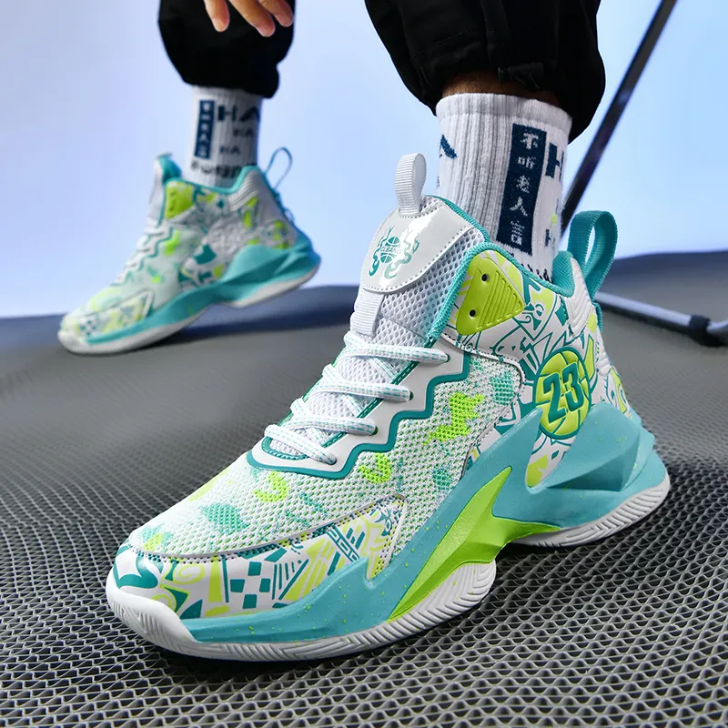 MUSHILANDI Cushioning Height Increase With Rebound Mid Top Basketball Shoes Unisex-28
