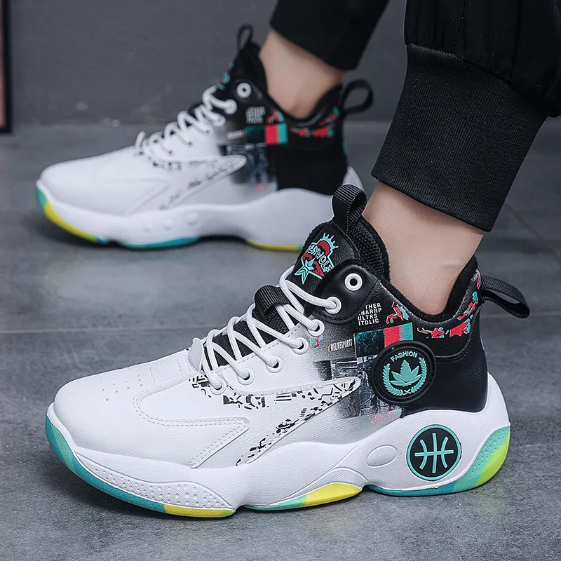 MUSHILANDI Cushioning, Slip Resistant, Abrasion Resistant, Rebound Mid Top Basketball Shoes Unisex-20
