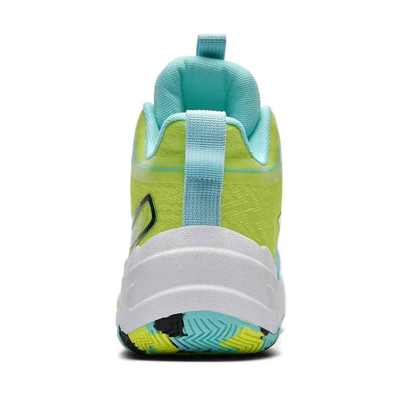 MUSHILANDI Cushioning And Breathable High Top Basketball Shoes Unisex White Blue-8