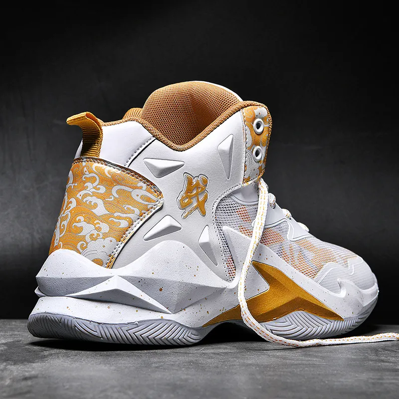 MUSHILANDI Cushioning Slip Resistant Height Increasing Rebound Mid Top Basketball Shoes Unisex-18