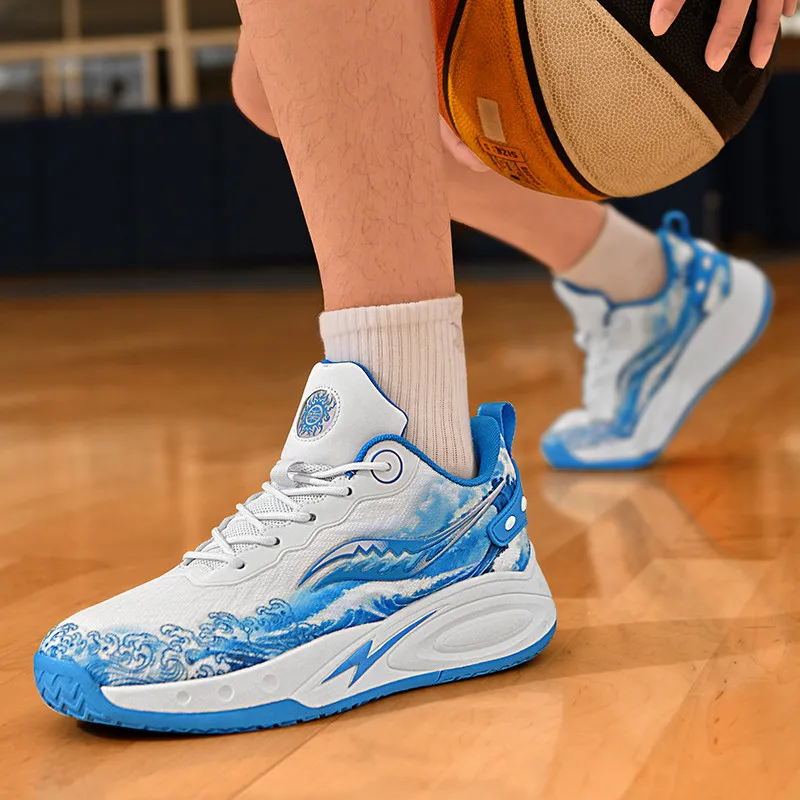 MUSHILANDI Cushioning Height Increase Low Top Basketball Shoes Unisex-19