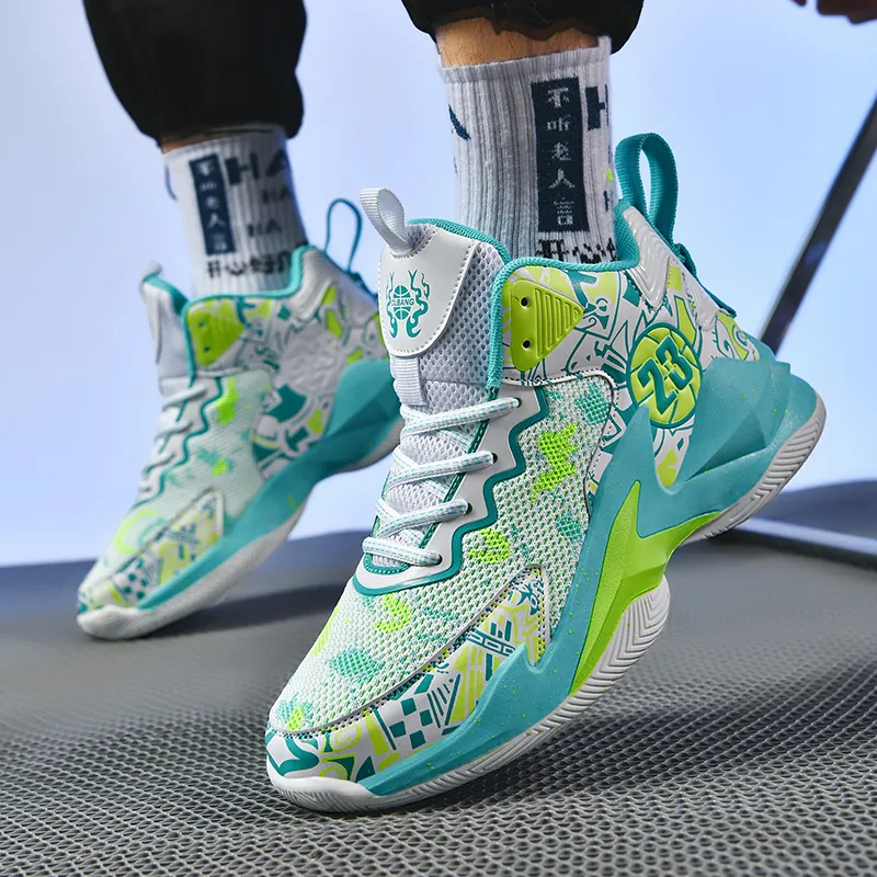 MUSHILANDI Cushioning Height Increase With Rebound Mid Top Basketball Shoes Unisex-27