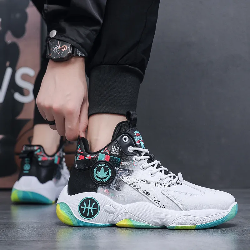 MUSHILANDI Cushioning, Slip Resistant, Abrasion Resistant, Rebound Mid Top Basketball Shoes Unisex-21