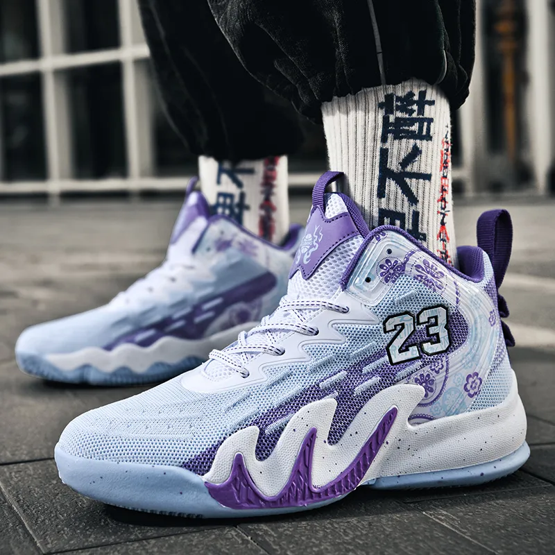 MUSHILANDI Slip Resistant Breathable Height Increasing Rebound Mid Top Basketball Shoes Unisex-3