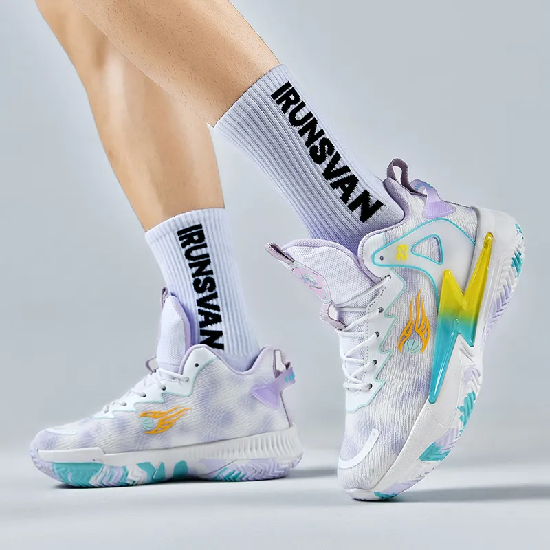MUSHILANDI Cushioning, Breathable, And Resilient Design Basketball Shoes Unisex White Pink-25