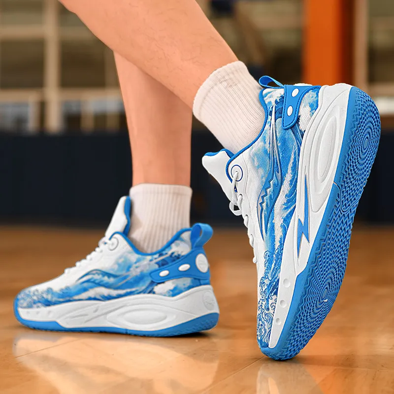 MUSHILANDI Cushioning Height Increase Low Top Basketball Shoes Unisex-18
